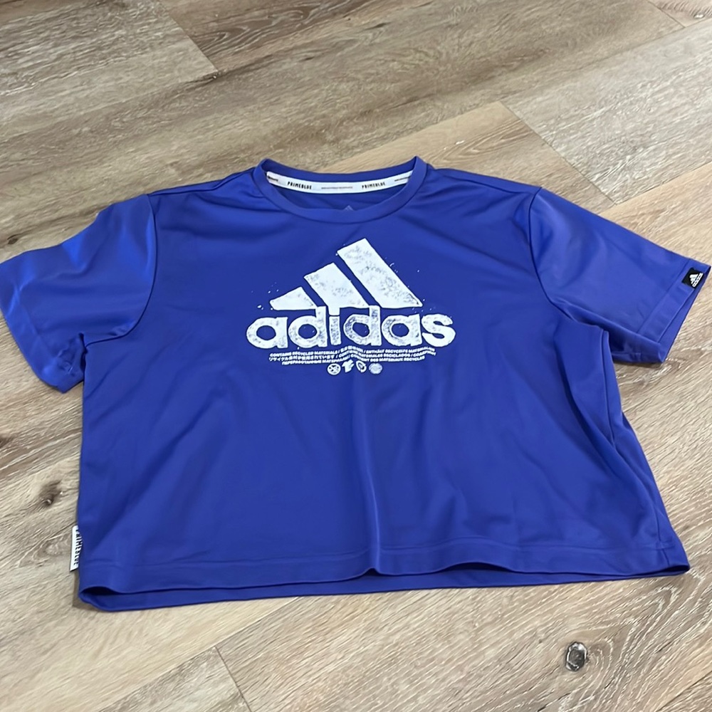 Adidas prime blue athletic shirt